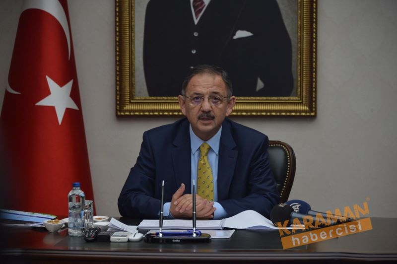 Bakan Özhaseki Karaman’da 2