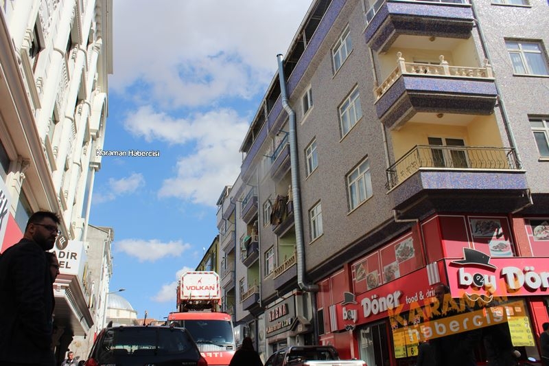 Karaman’da mülteci aile evinde çıkan yangın ucuz atlatıldı 10