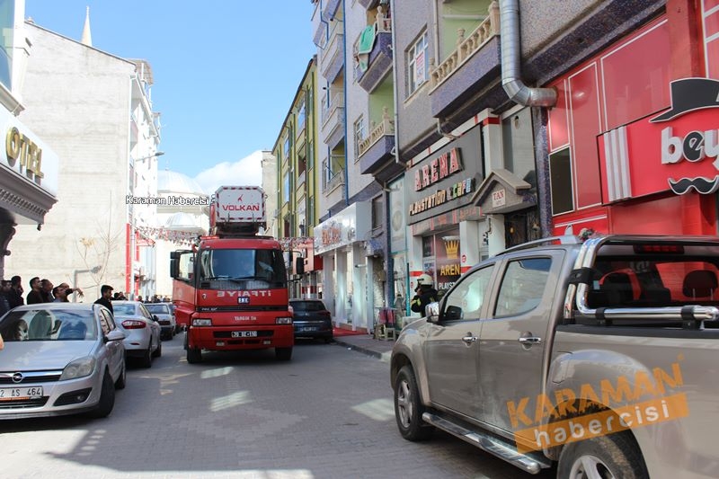 Karaman’da mülteci aile evinde çıkan yangın ucuz atlatıldı 3