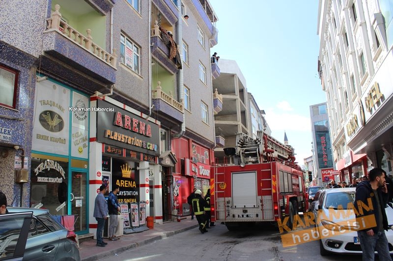 Karaman’da mülteci aile evinde çıkan yangın ucuz atlatıldı 4