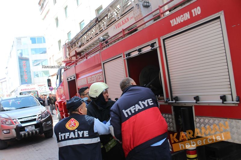 Karaman’da mülteci aile evinde çıkan yangın ucuz atlatıldı 7