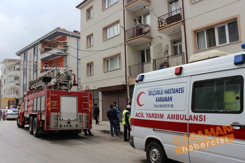 Karaman'da Yaşlı Çiftin Evindeki Çıkan Yangın Korkuttu 8