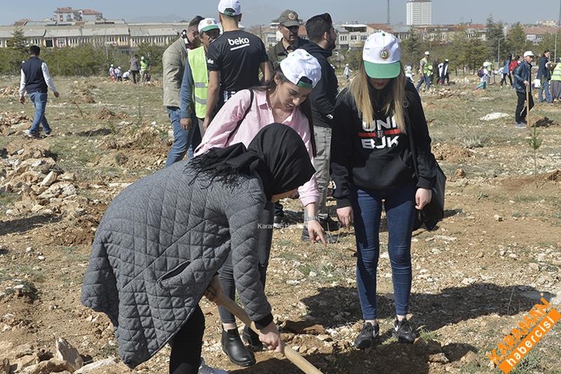 KMÜ'de 3 Bin Fidan Toprakla Buluştu 15