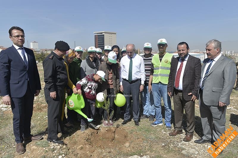 KMÜ'de 3 Bin Fidan Toprakla Buluştu 16