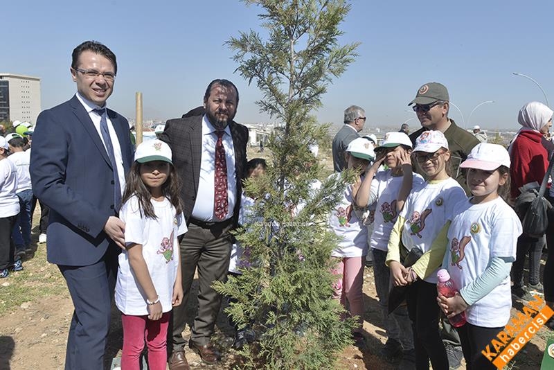 KMÜ'de 3 Bin Fidan Toprakla Buluştu 7