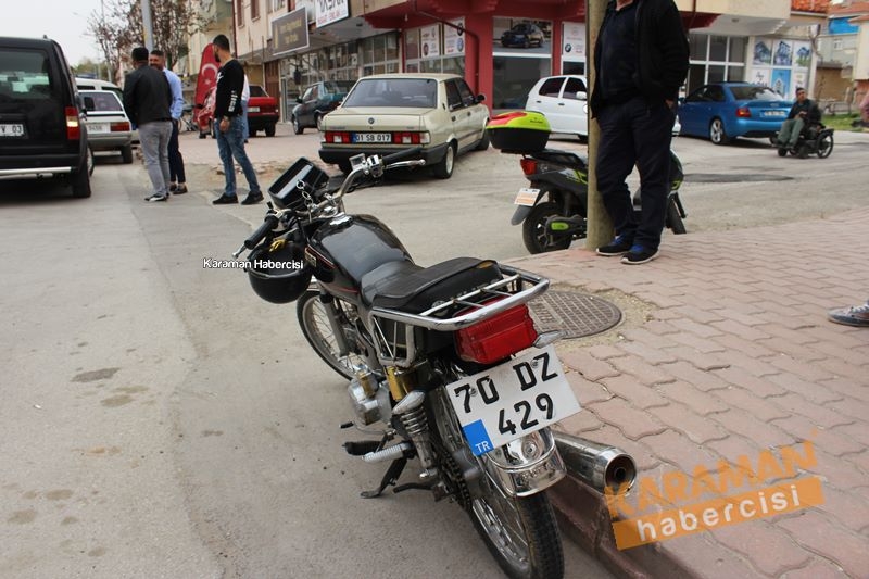 Karaman’da Motosiklet İle Okul Servisi Çarpıştı 3