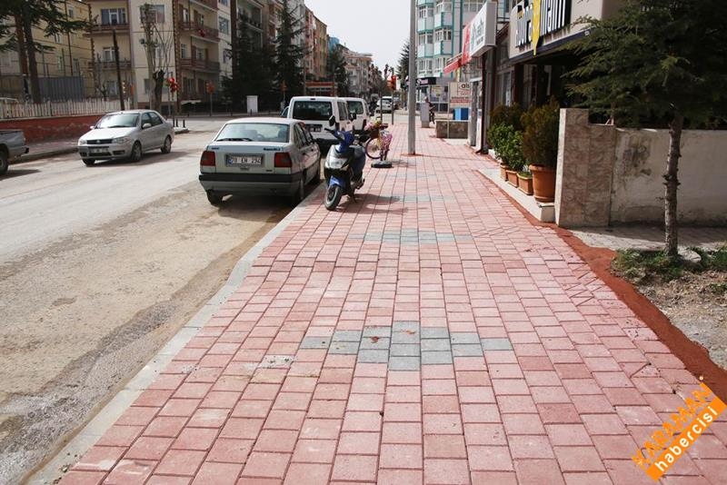 Kazım Karabekir Paşa Caddesi’nde Kaldırımlar Yenileniyor 2