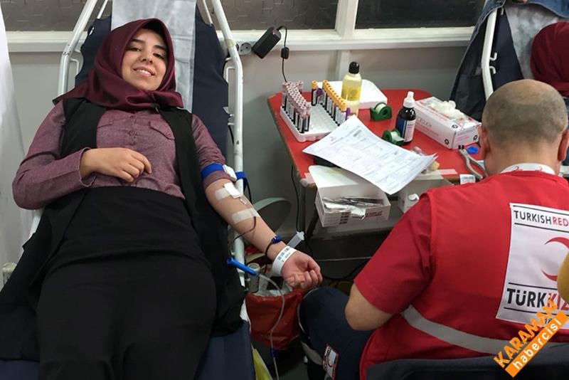 Ermenek Meslek Yüksekokulundan Kan Bağışı Kampanyasına Destek 1