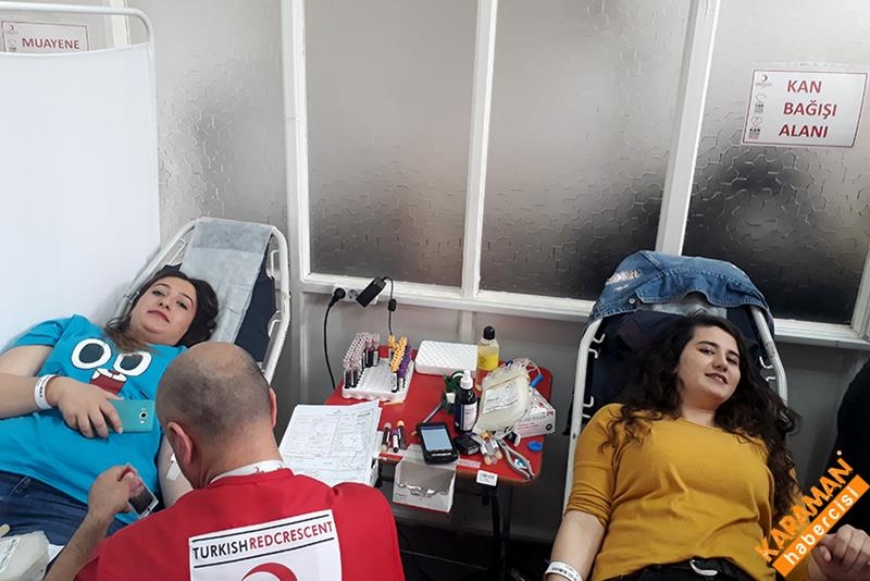 Ermenek Meslek Yüksekokulundan Kan Bağışı Kampanyasına Destek 4