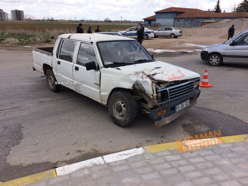 OSB Yolunda Trafik Kazası 1