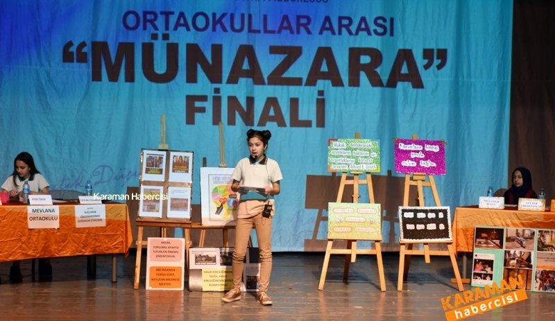 Karaman'da Ortaokullar Arası Münazara Yarışmasının Final Programı 10