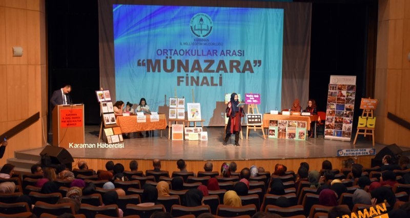 Karaman'da Ortaokullar Arası Münazara Yarışmasının Final Programı 14