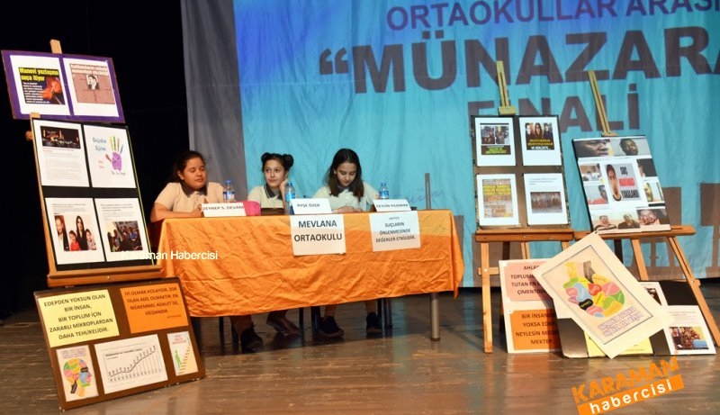 Karaman'da Ortaokullar Arası Münazara Yarışmasının Final Programı 20