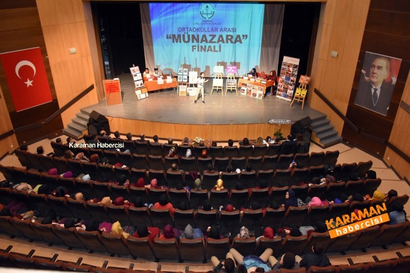 Karaman'da Ortaokullar Arası Münazara Yarışmasının Final Programı 8