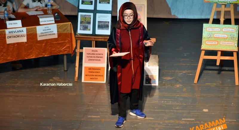 Karaman'da Ortaokullar Arası Münazara Yarışmasının Final Programı 9