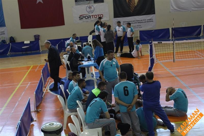 Karaman’da Oturarak Voleybol 1. Lig 2. Etap Müsabakaları Sona Erdi 10