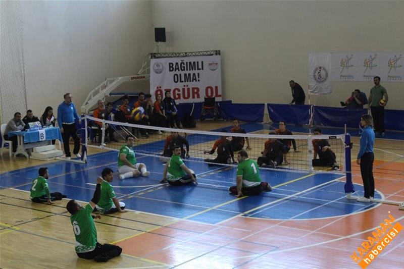 Karaman’da Oturarak Voleybol 1. Lig 2. Etap Müsabakaları Sona Erdi 12