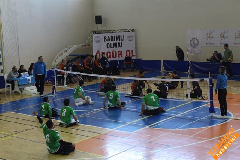 Karaman’da Oturarak Voleybol 1. Lig 2. Etap Müsabakaları Sona Erdi 13