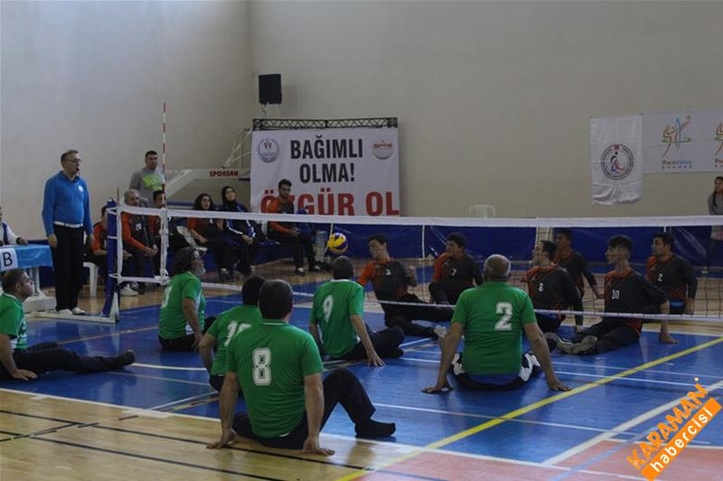 Karaman’da Oturarak Voleybol 1. Lig 2. Etap Müsabakaları Sona Erdi 15