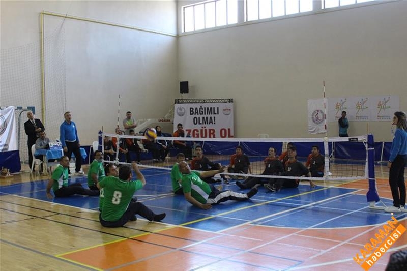 Karaman’da Oturarak Voleybol 1. Lig 2. Etap Müsabakaları Sona Erdi 16