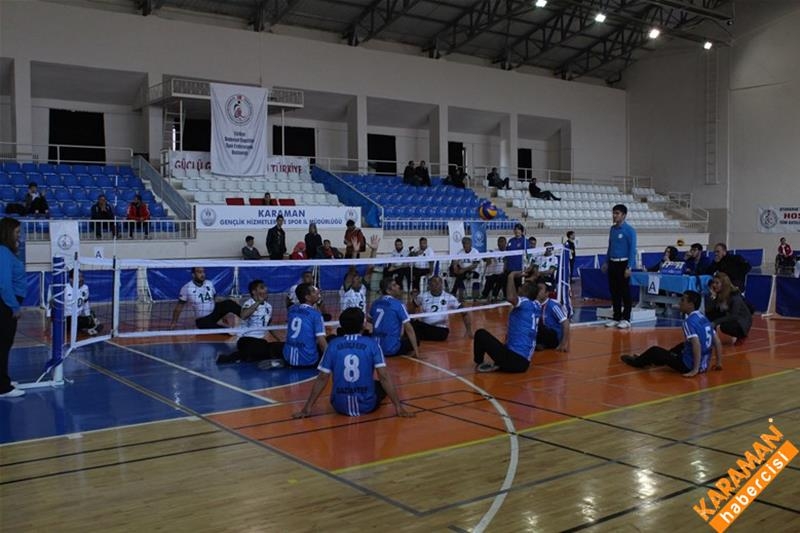 Karaman’da Oturarak Voleybol 1. Lig 2. Etap Müsabakaları Sona Erdi 18