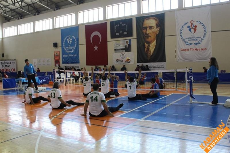 Karaman’da Oturarak Voleybol 1. Lig 2. Etap Müsabakaları Sona Erdi 22