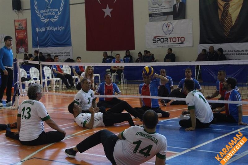 Karaman’da Oturarak Voleybol 1. Lig 2. Etap Müsabakaları Sona Erdi 24