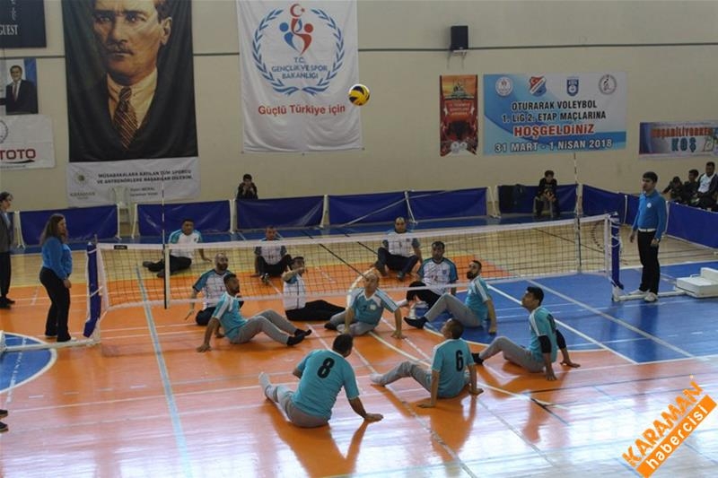 Karaman’da Oturarak Voleybol 1. Lig 2. Etap Müsabakaları Sona Erdi 26