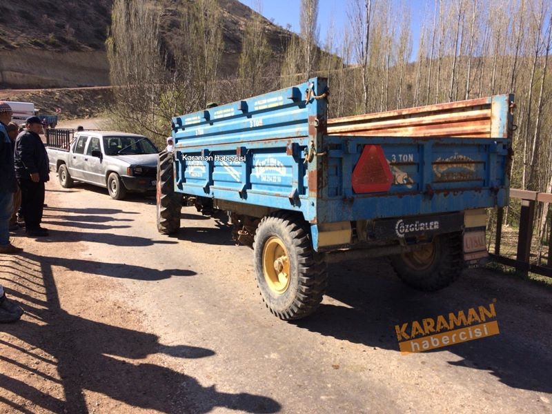 Karaman’da yaşanan trafik kazasında yürekler ağza geldi. 11