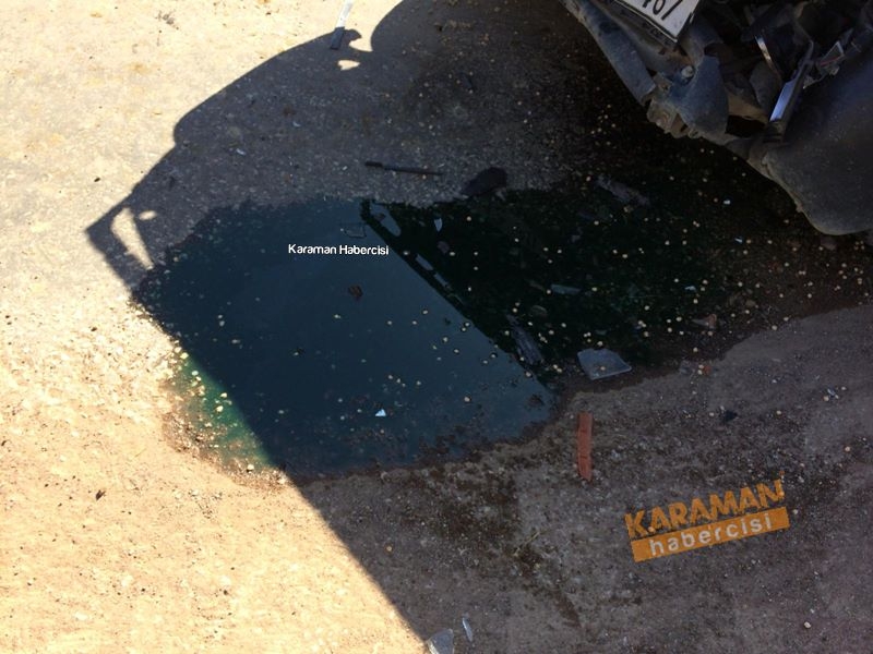 Karaman’da yaşanan trafik kazasında yürekler ağza geldi. 9