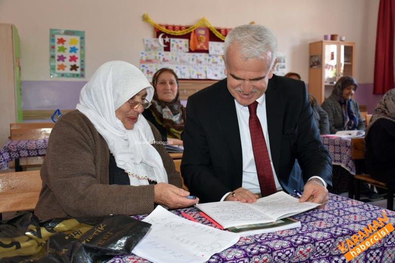 Okuma Yazma Öğrenen Teyzelere Sürpriz Ziyaret 10