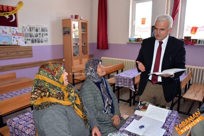 Okuma Yazma Öğrenen Teyzelere Sürpriz Ziyaret 6