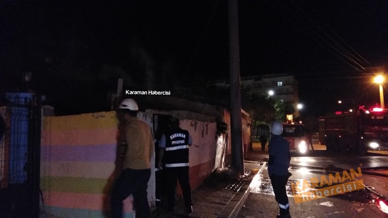 Karaman’da Ev Yangını 10