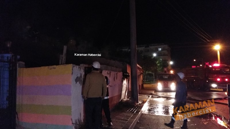 Karaman’da Ev Yangını 13