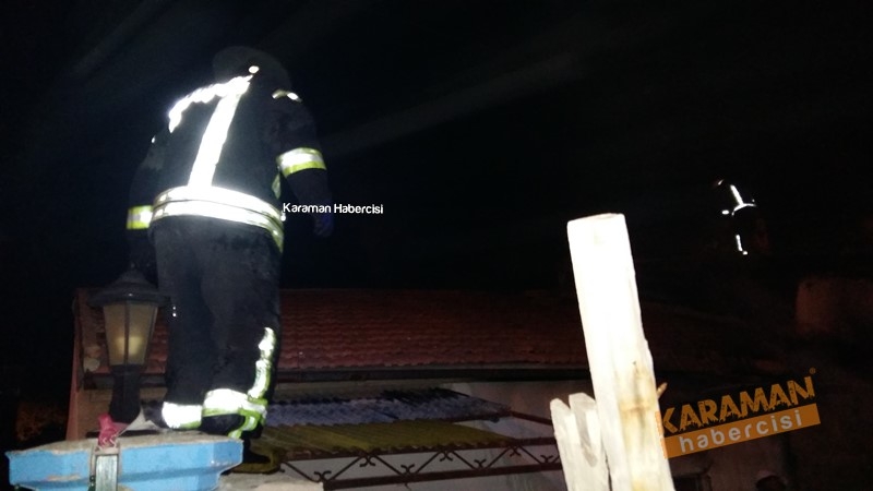 Karaman’da Ev Yangını 16