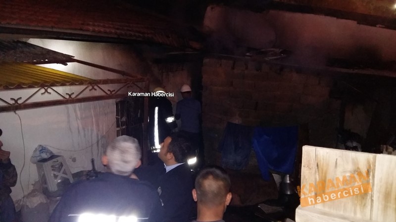 Karaman’da Ev Yangını 17