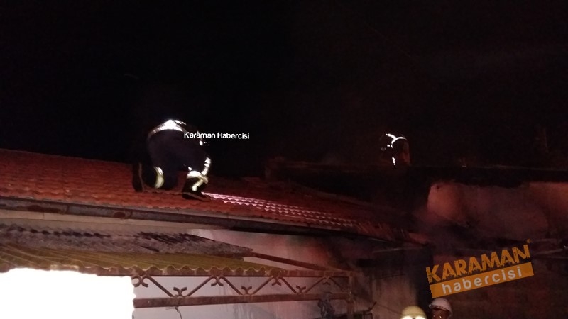 Karaman’da Ev Yangını 18