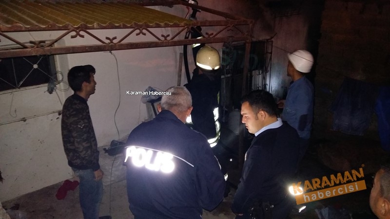 Karaman’da Ev Yangını 19