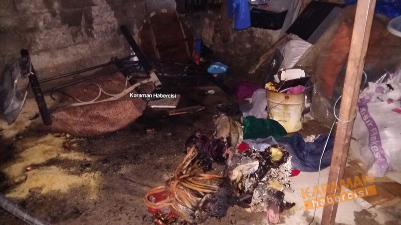 Karaman’da Ev Yangını 21