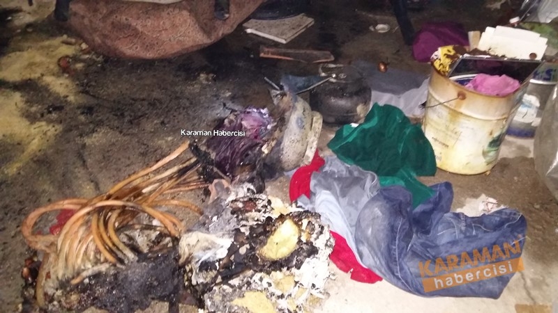 Karaman’da Ev Yangını 22