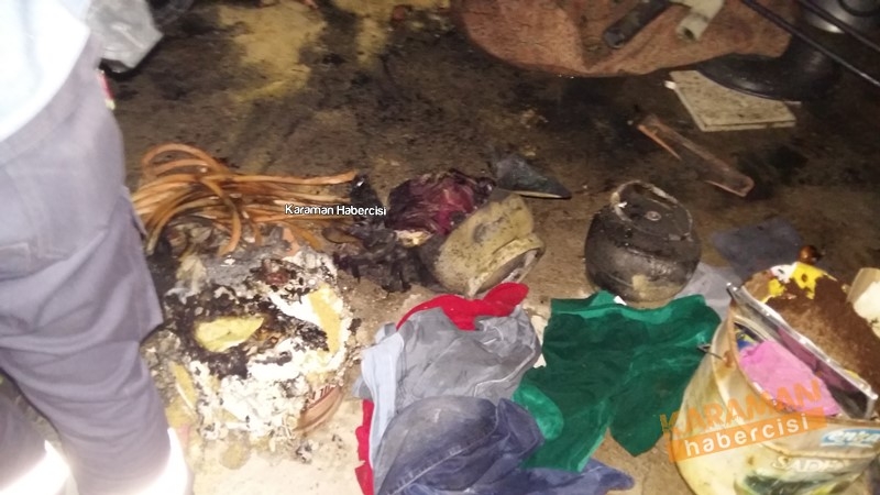 Karaman’da Ev Yangını 24