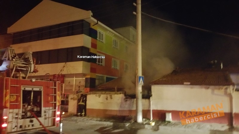 Karaman’da Ev Yangını 3