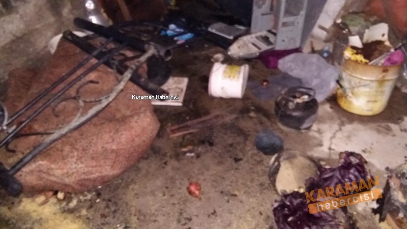 Karaman’da Ev Yangını 33