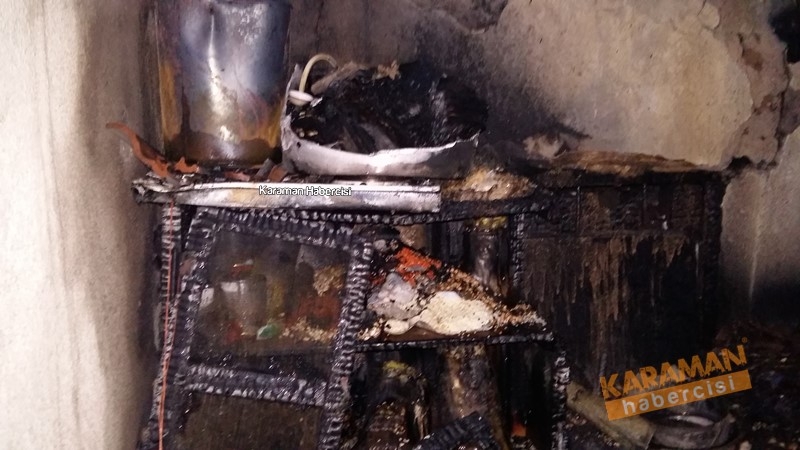 Karaman’da Ev Yangını 34