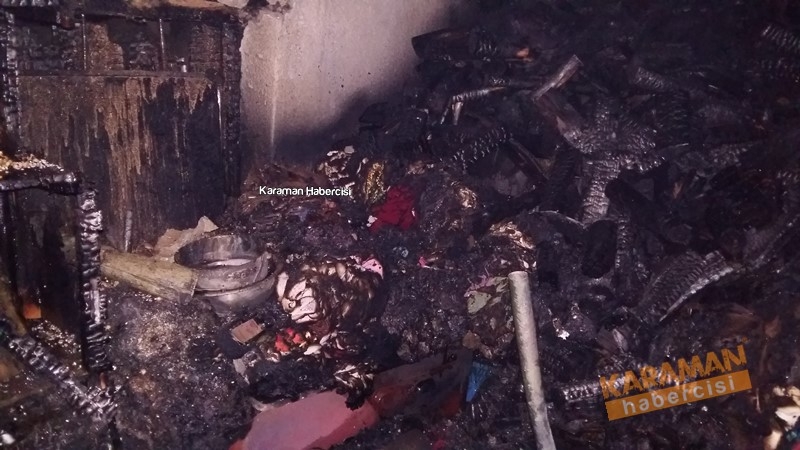 Karaman’da Ev Yangını 35