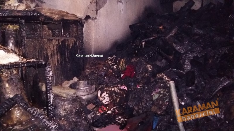 Karaman’da Ev Yangını 37