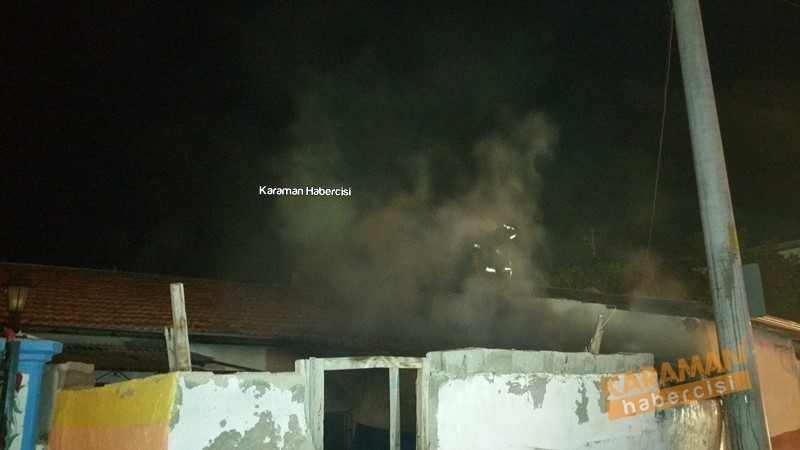 Karaman’da Ev Yangını 4