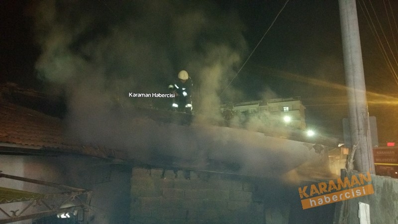 Karaman’da Ev Yangını 5