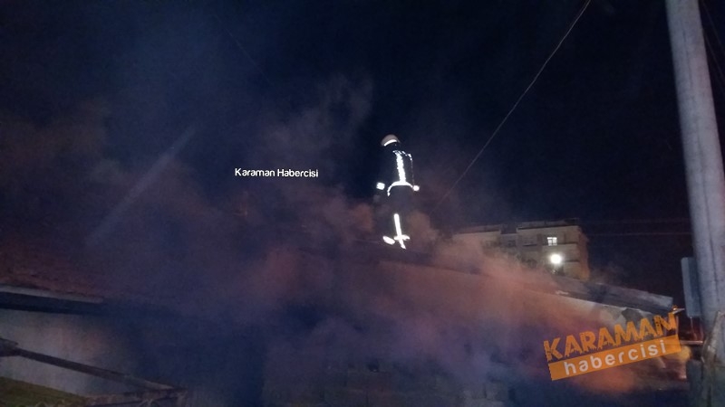 Karaman’da Ev Yangını 9
