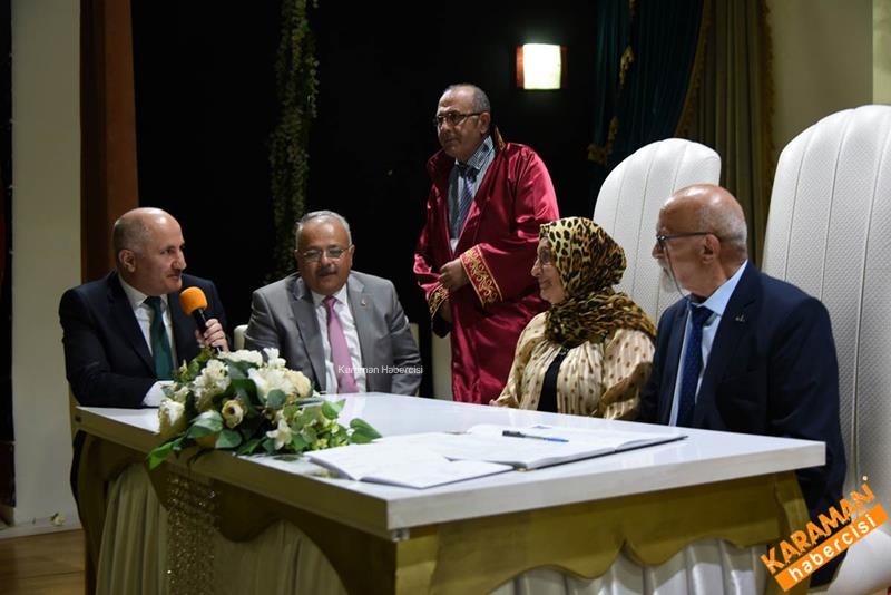 Vali Meral Yaşlı Çiftin Nikahına Şahitlik Etti 2